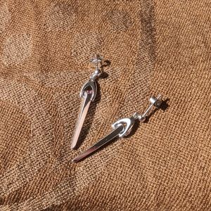 Sterling Silver ELLE "Dagger" Earrings